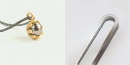 Jewellery by Esther Heite (MA OD) showing her jewellery in Anke Kanning